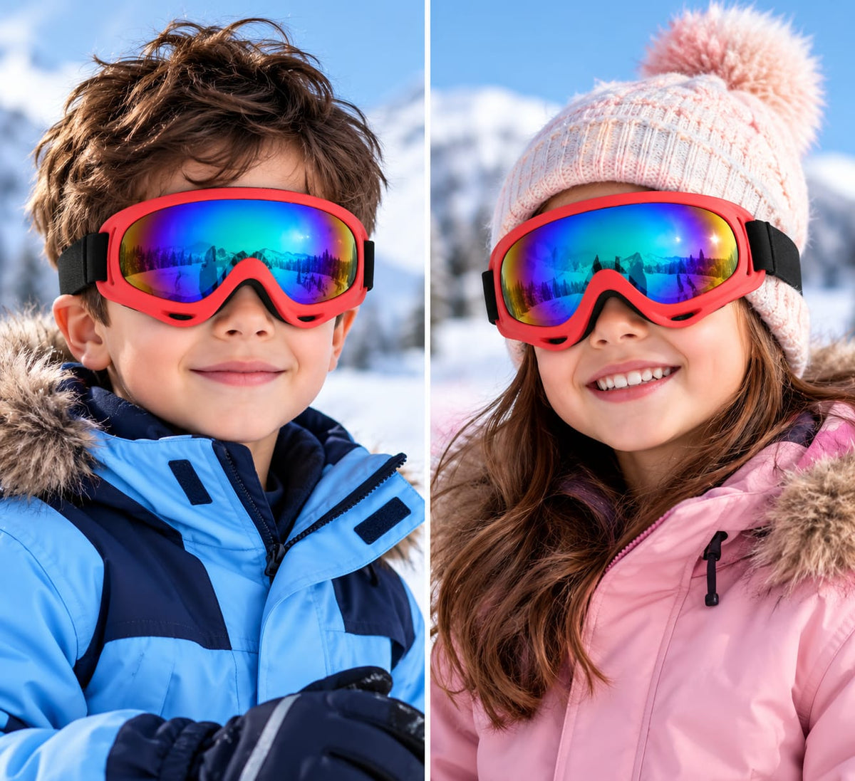 6058 Kids goggles windproof eye protection glasses