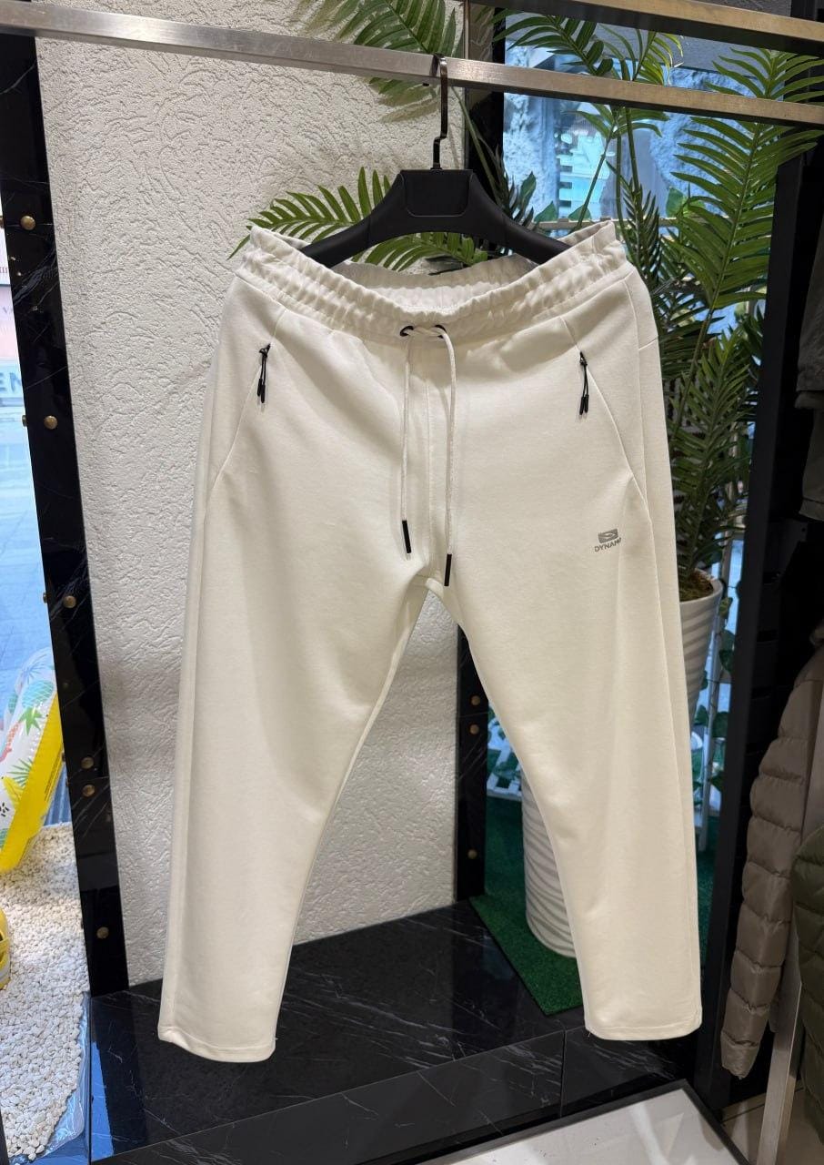 As-422 Regular leg fit cotton sweatpants hide zip