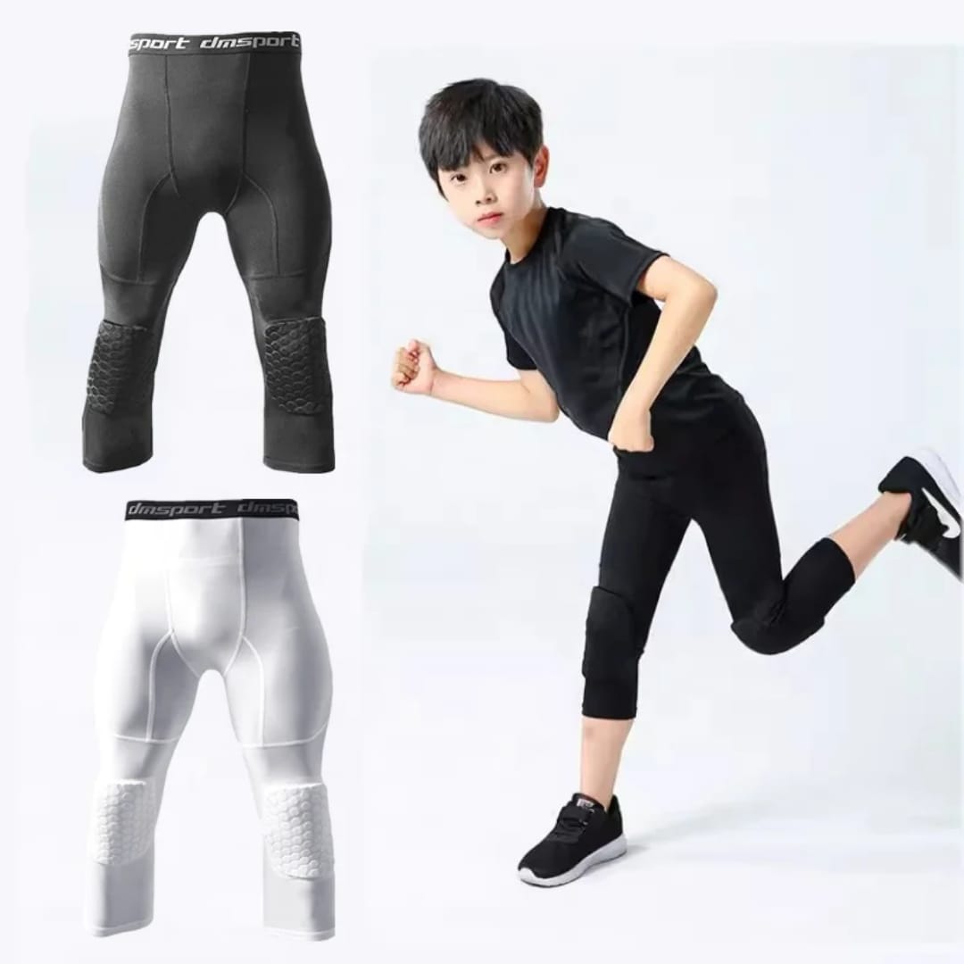 K74001 Youth Padded Sport Legging Tights