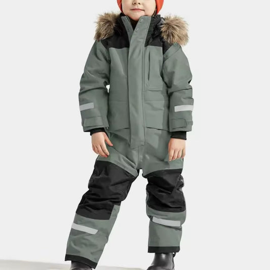 6003 KIDS SNOWSUIT UNISEX WATERPROOF HOODED JACKET