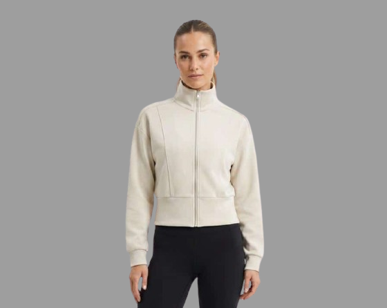 97317 FULL ZIP WMNS SWEATSHIRT COTTON
