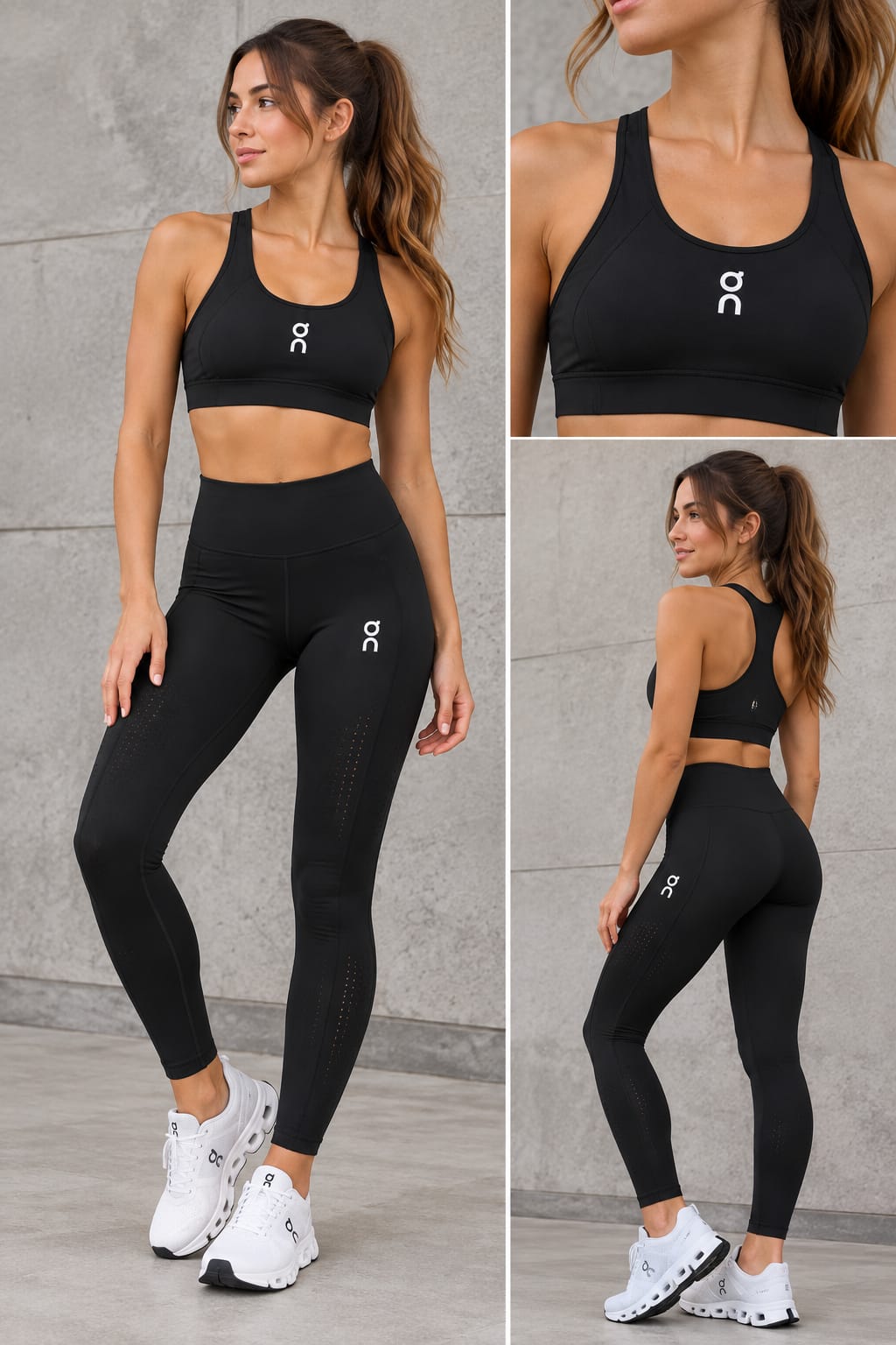 3119 On wmn set wide straps bras + leg