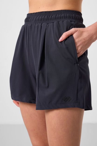 91014 W Comfortable Shorts with Hidden Pocket Zipper
