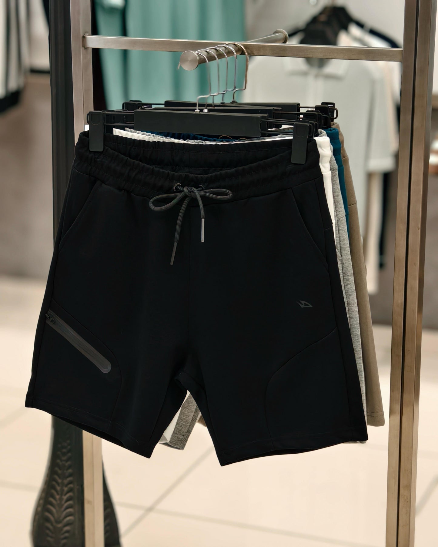 As-232 Zip Cotton Men's short