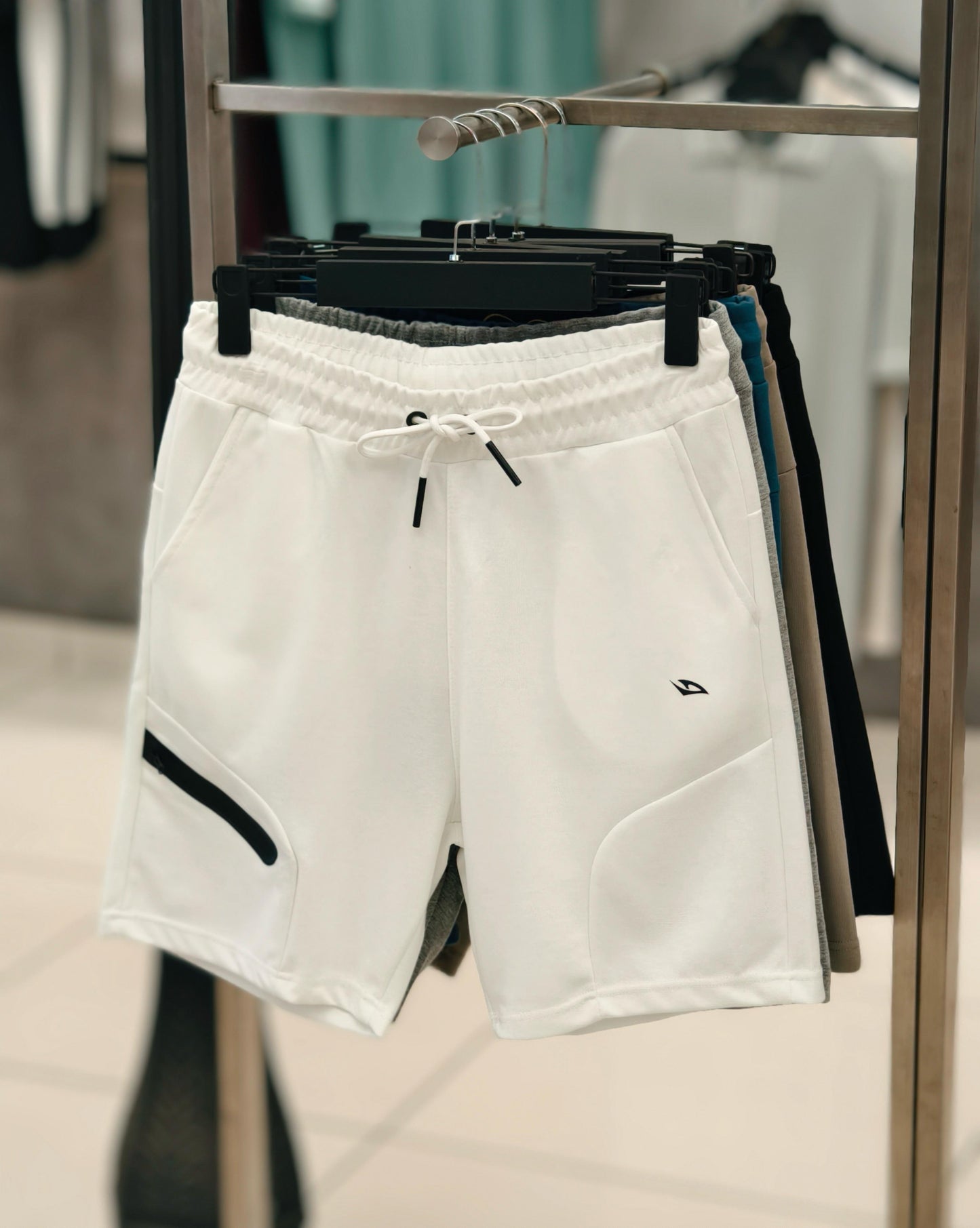 As-232 Zip Cotton Men's short