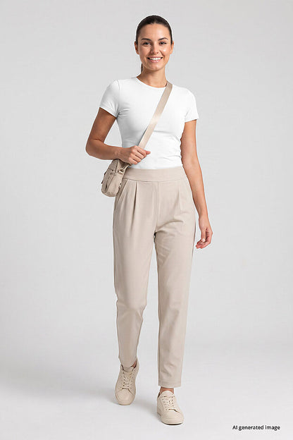 94687 Wmn's Sweatpants with Hidden Pocket Details and Relaxed Fit