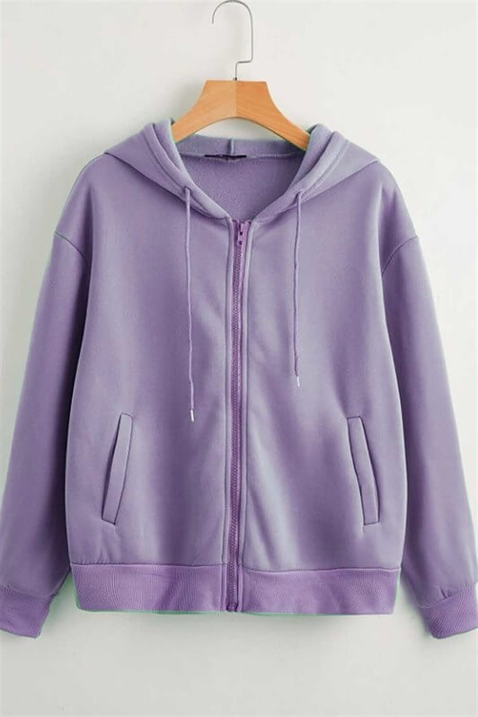 Women's  Long-Sleeve Jacket full Zipper 784