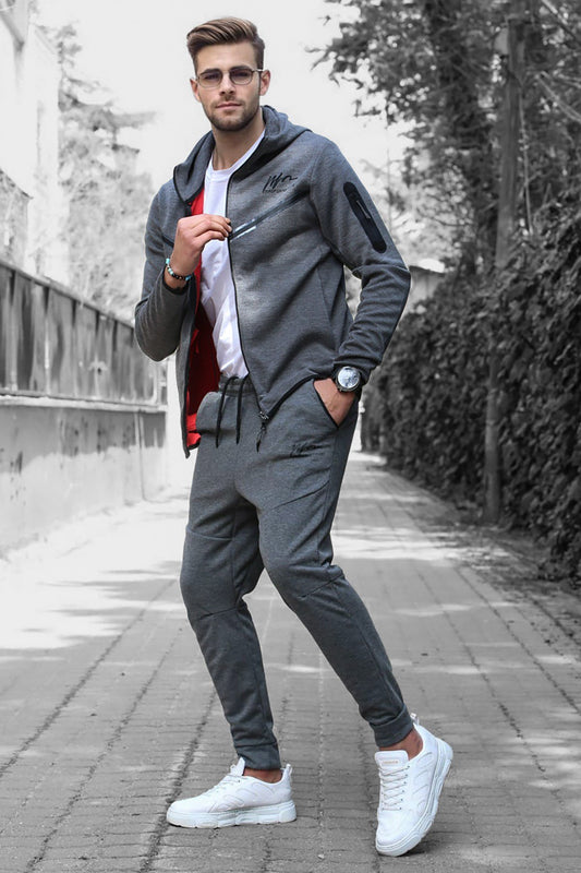 Hoodie Jogger Tracksuit Men 5673