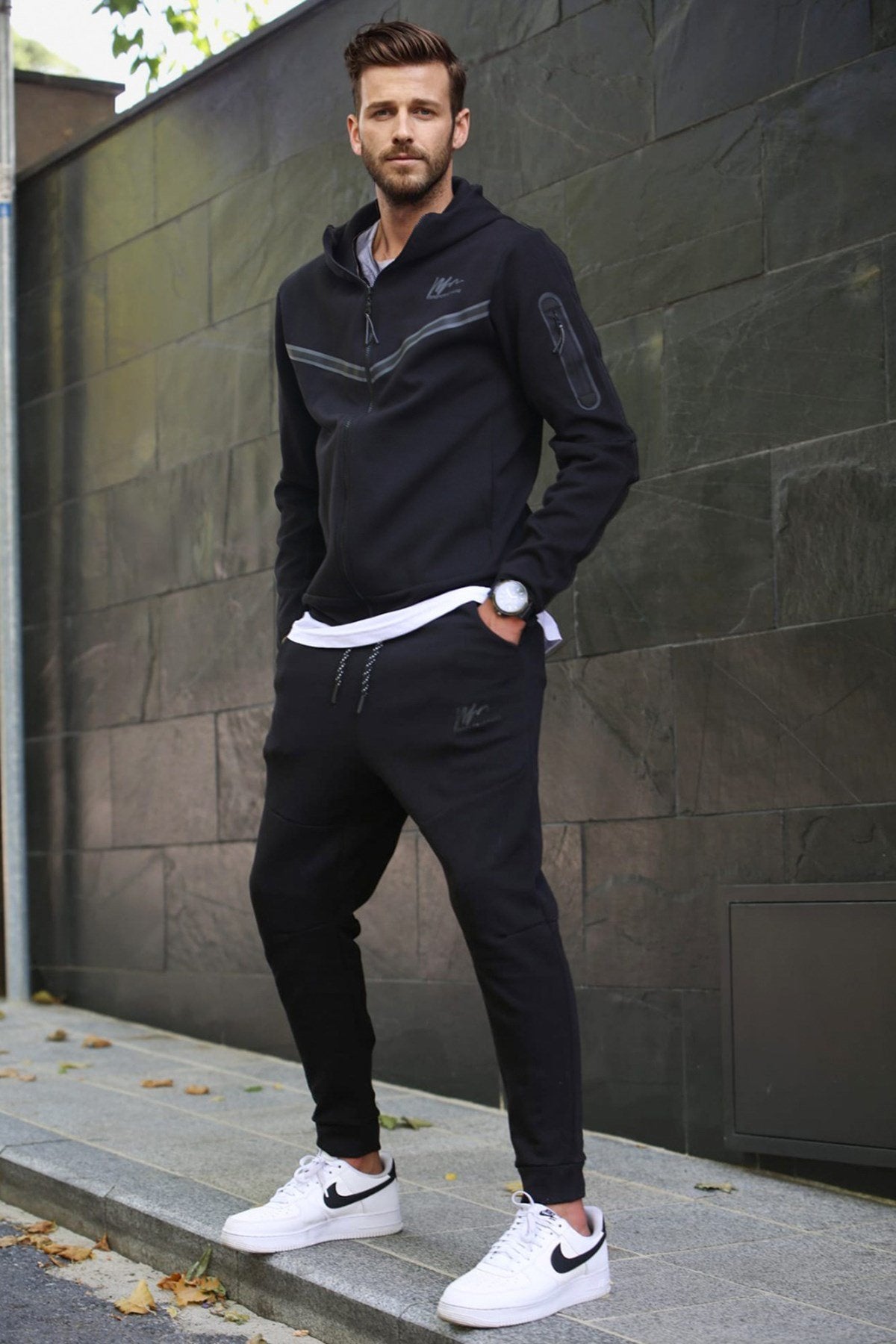 Hoodie Jogger Tracksuit Men 5673