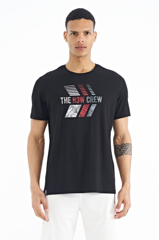 88175 Detailed O Neck Standard Fit Men's T-Shirt