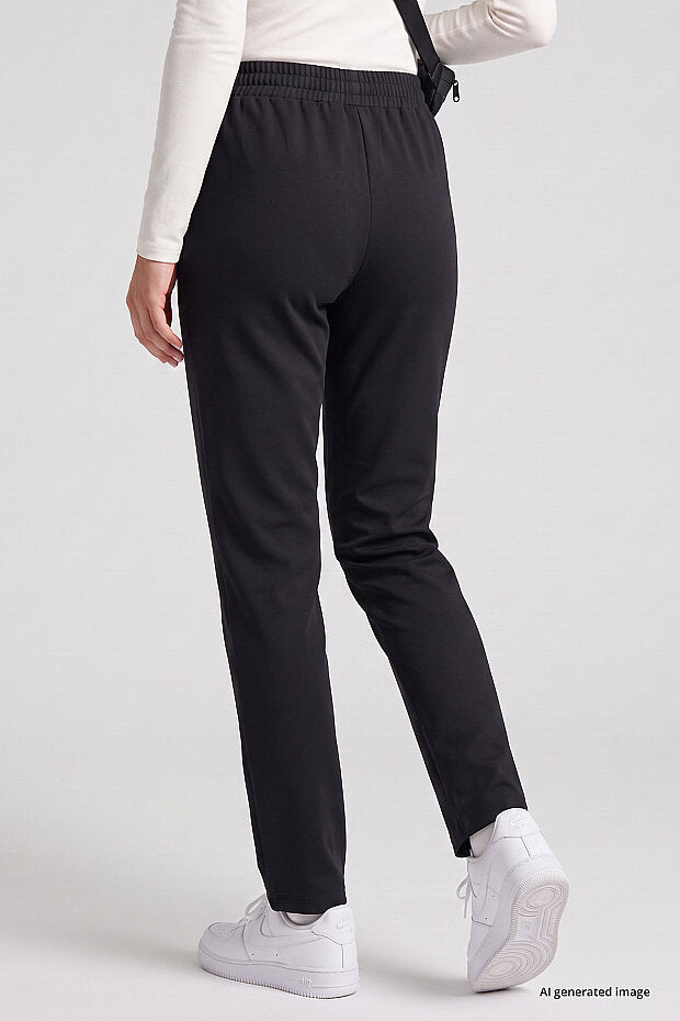 94687 Wmn's Sweatpants with Hidden Pocket Details and Relaxed Fit